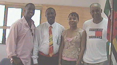 left to right: Raymond, James, Maureen and Clayton