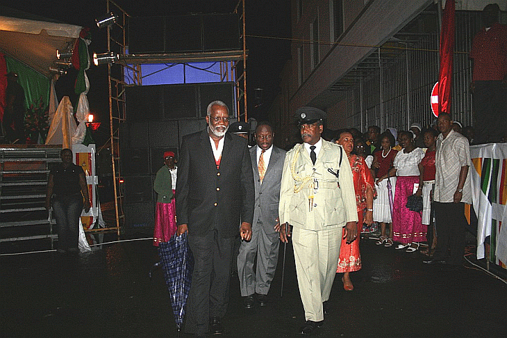 Left - Chairman Reunion Committee, Hubert Charles